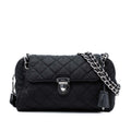 Prada Impuntu Tessuto Chain Flap Crossbody
