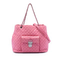Prada Impuntu Tessuto Chain Tote