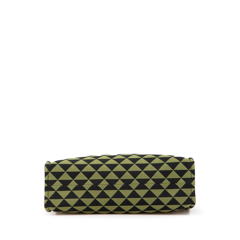 Prada Jacquard Triangolo Symbole Shopping Tote