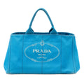 Prada Large Canvas Canapa Logo Satchel