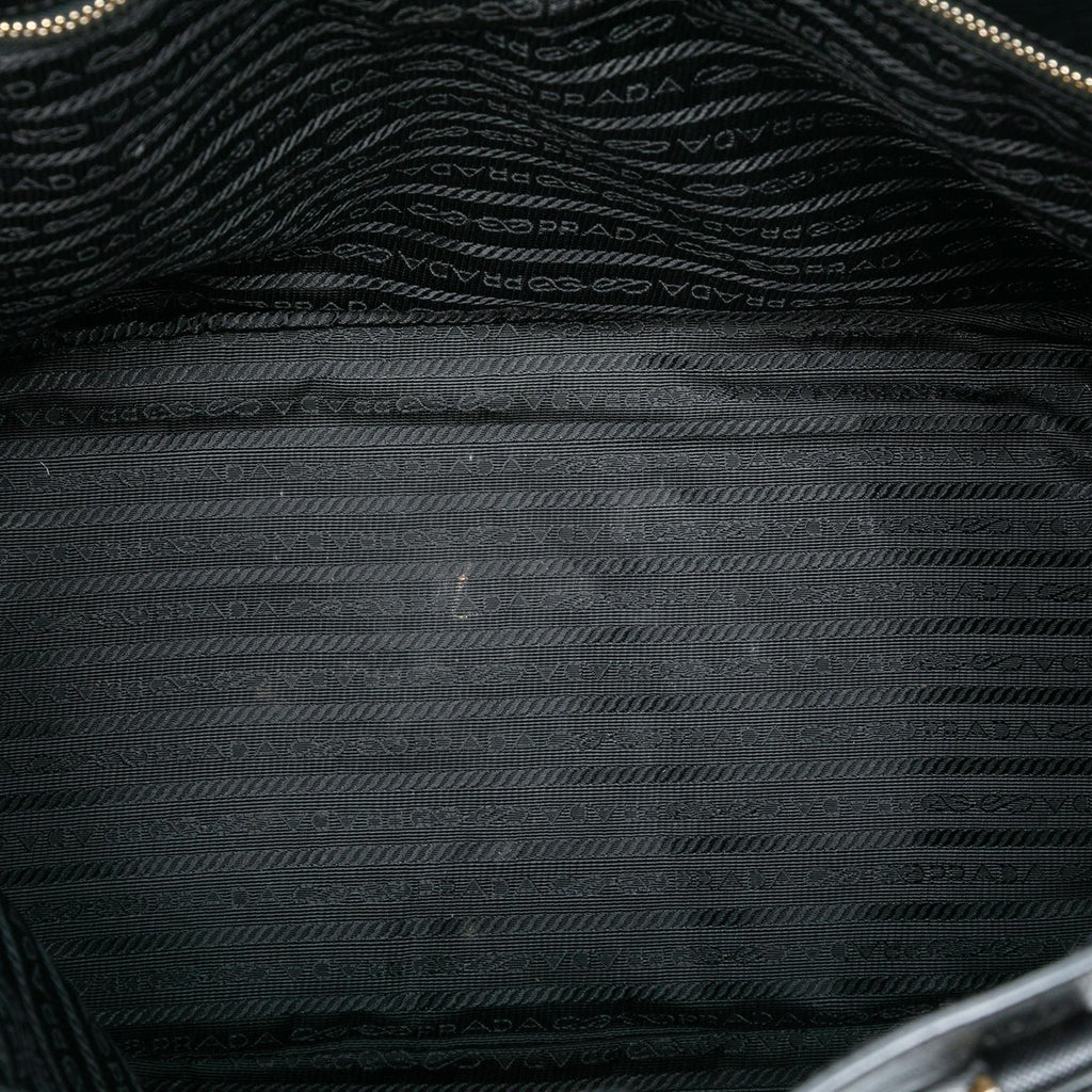 Prada Large Perforated Saffiano Lux Galleria Zip Tote