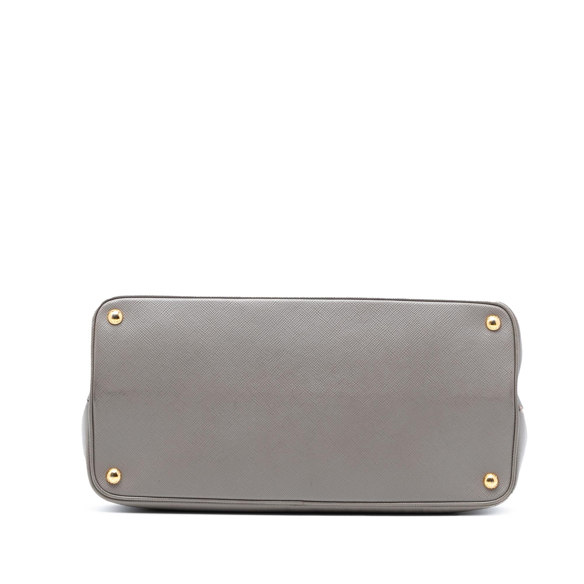 Prada Large Saffiano Cuir Double Satchel