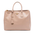Prada Large Saffiano Lux Galleria Double Zip Tote