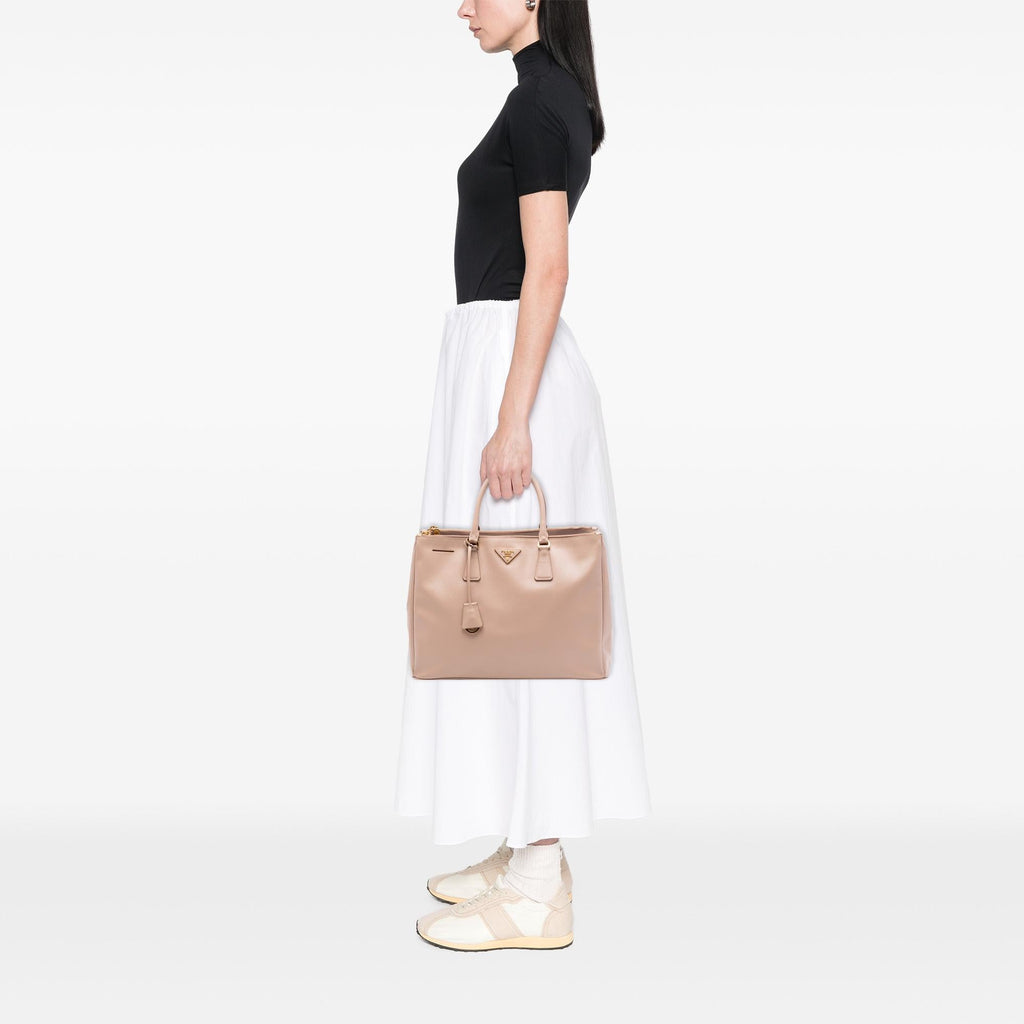 Prada Large Saffiano Lux Galleria Double Zip Tote