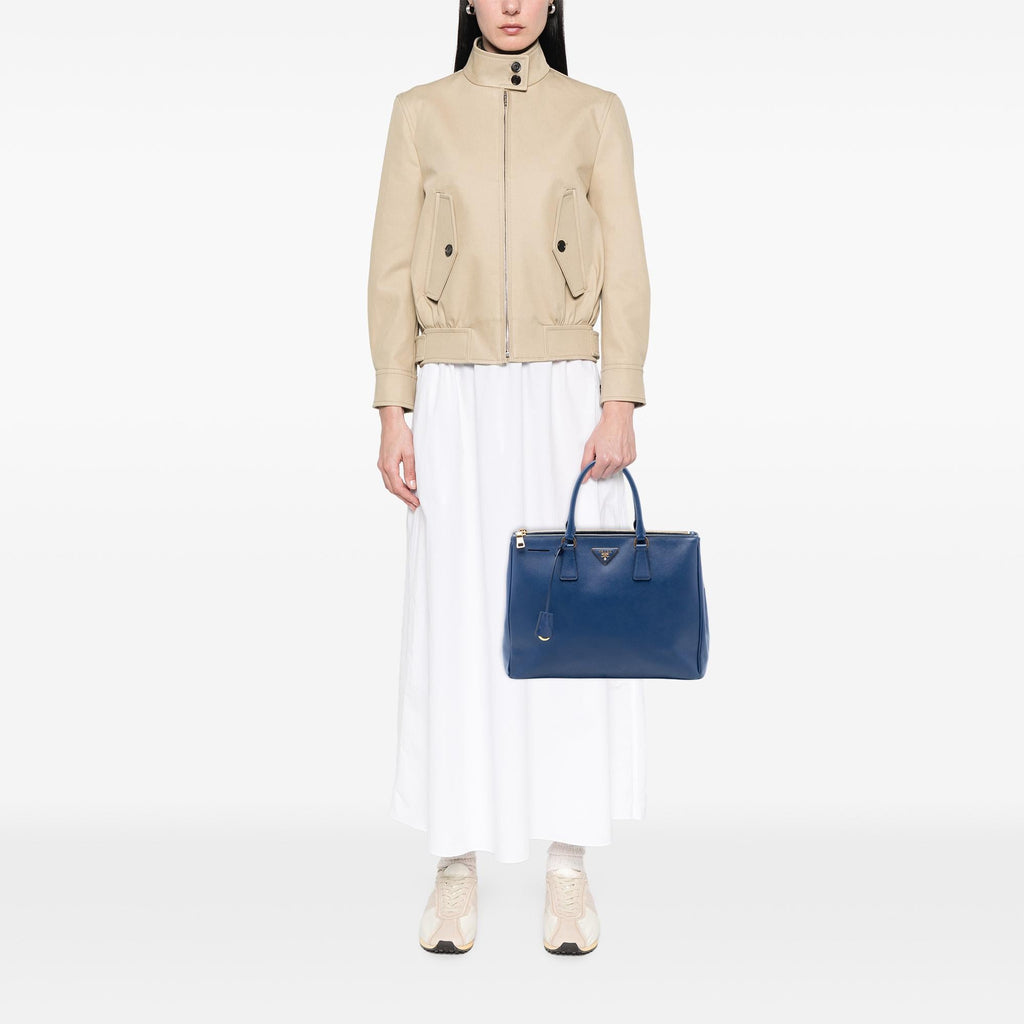 Prada Large Saffiano Lux Galleria Double Zip Tote
