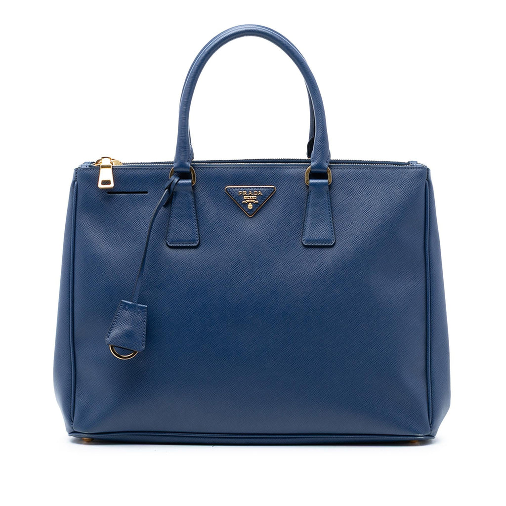 Prada Large Saffiano Lux Galleria Double Zip Tote