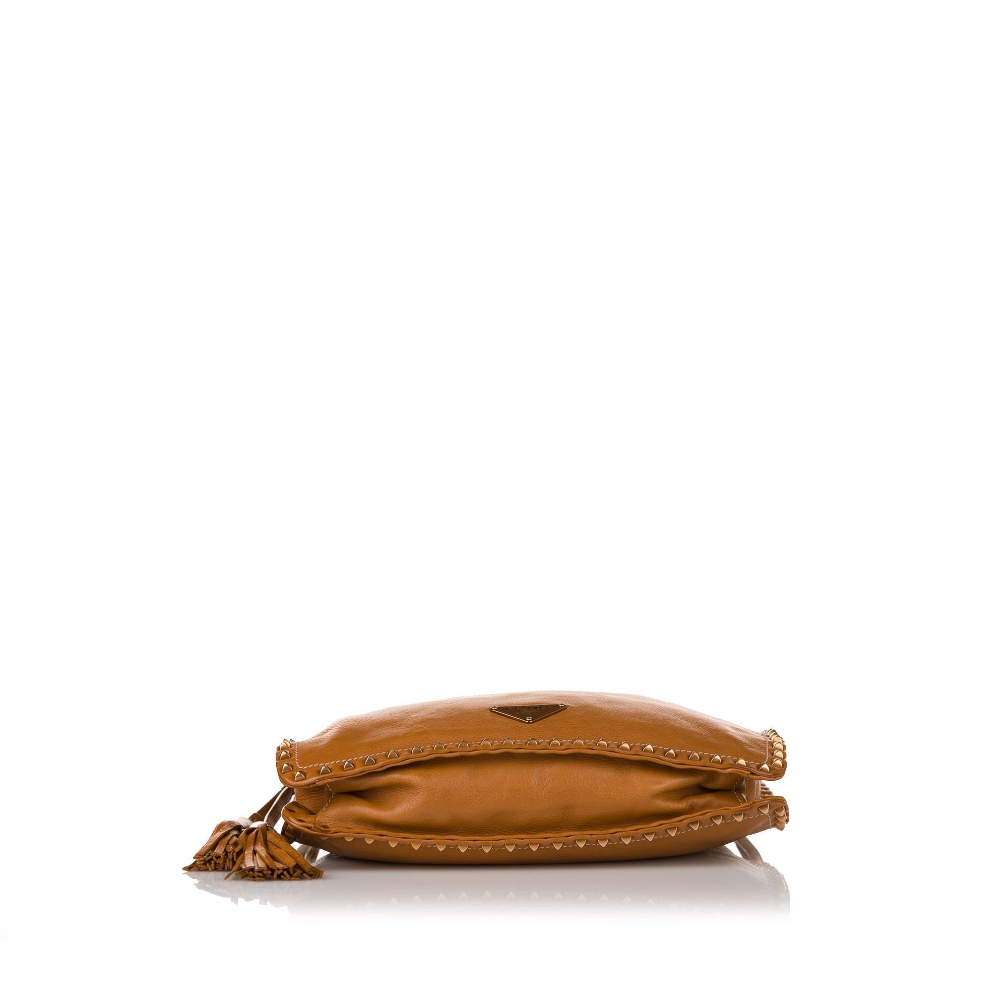 Prada Leather Chain Shoulder Bag (SHG-32011)