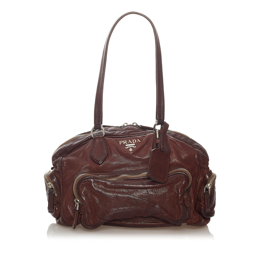 Prada Leather Shoulder Bag (SHG-27307)
