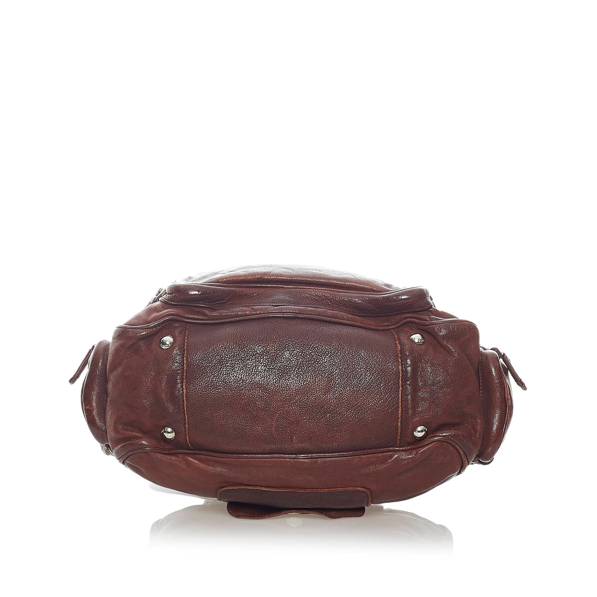 Prada Leather Shoulder Bag (SHG-32794)