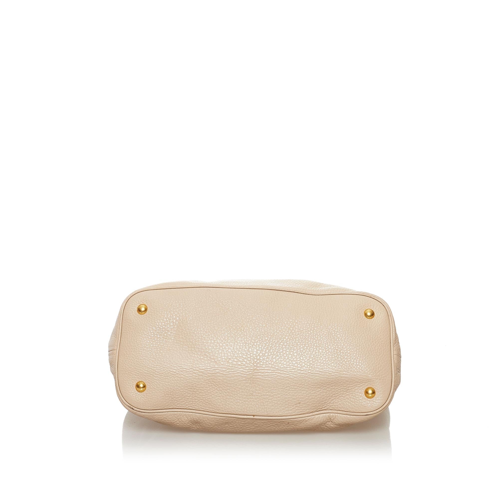 Prada Leather Shoulder Bag (SHG-32805)
