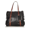 Prada Leather Tote Bag (SHG-32552)