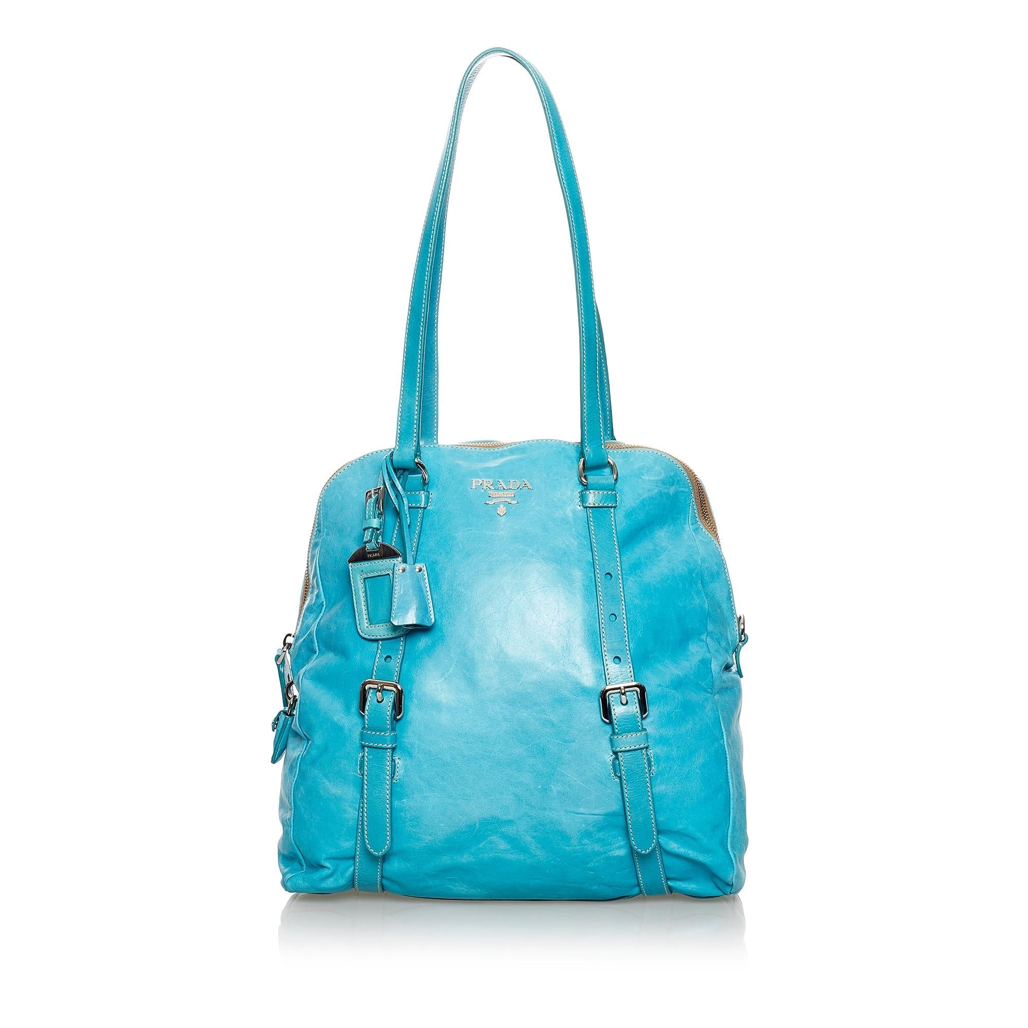 Prada Leather Tote Bag (SHG-36109)