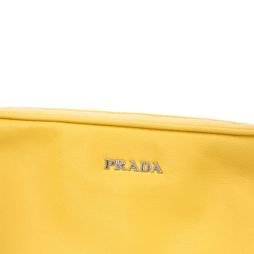 Prada Leather Wristlet Clutch
