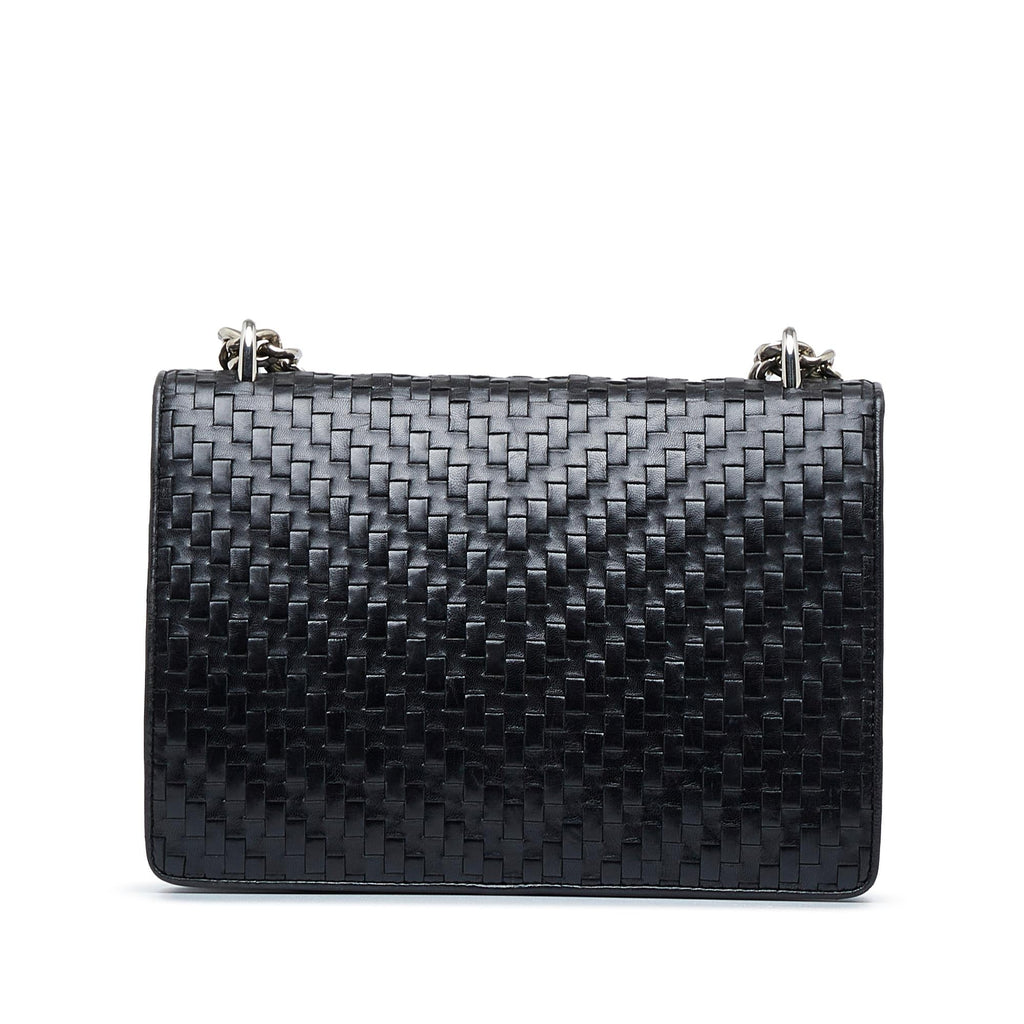 Prada Madras Chain Shoulder Bag (SHG-SmrfbK)