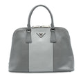 Prada Medium Bicolor Saffiano Lux Promenade Satchel