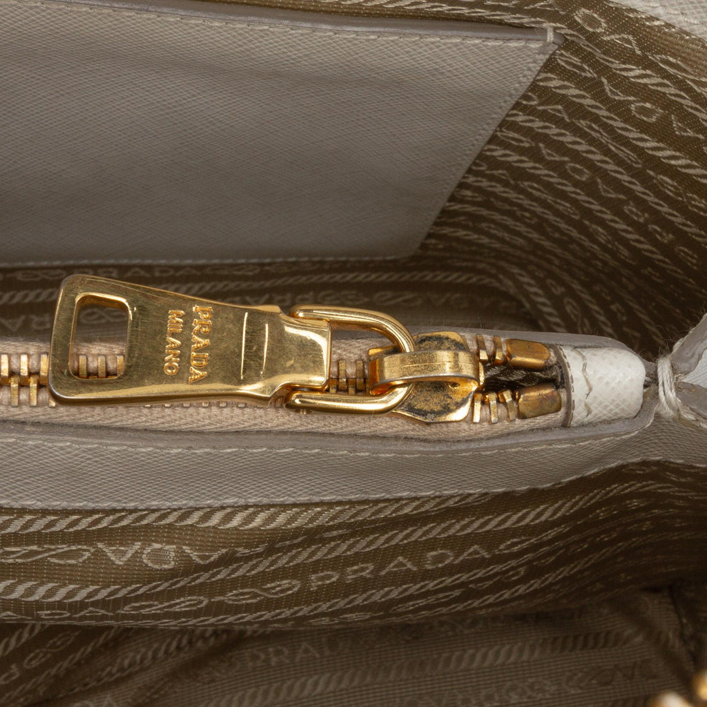 Prada Medium Bicolor Saffiano Lux Promenade Satchel
