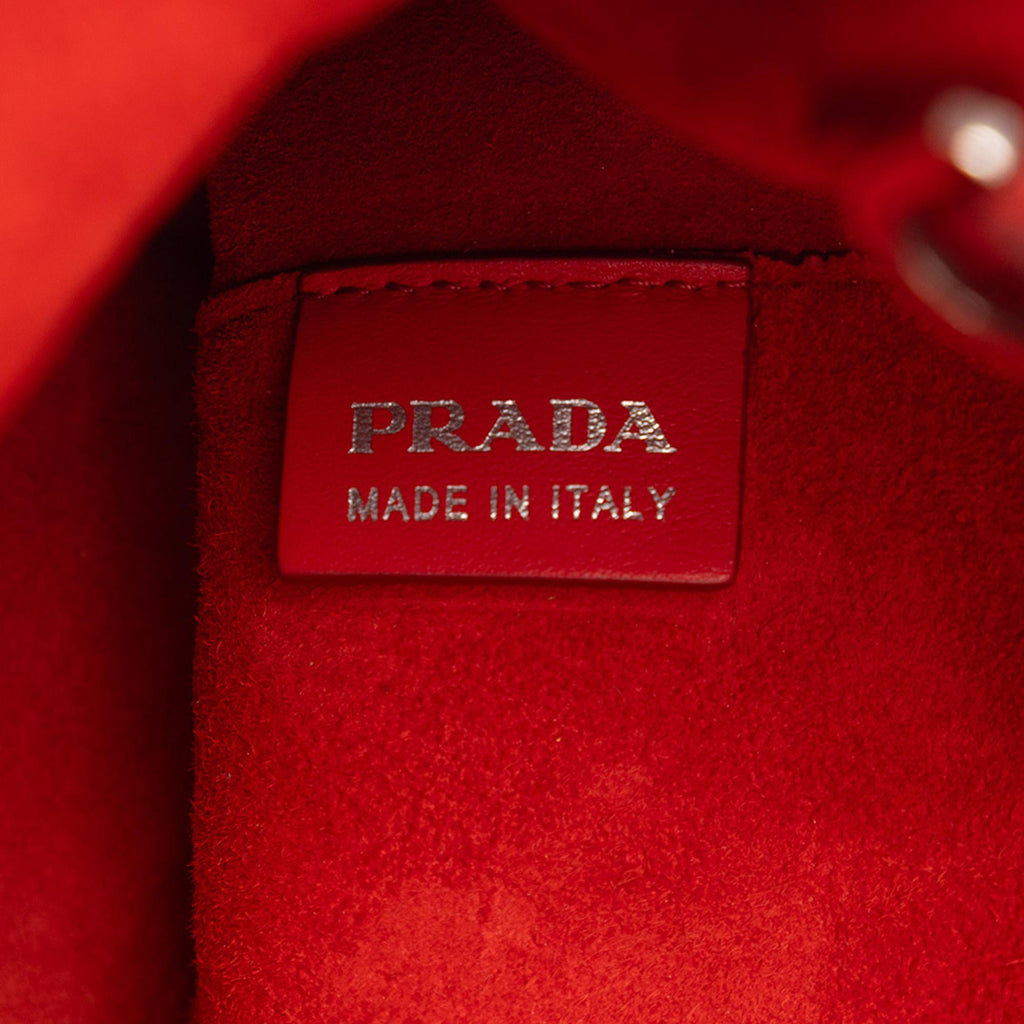 Prada Medium City Calf Galleria Double Zip Satchel