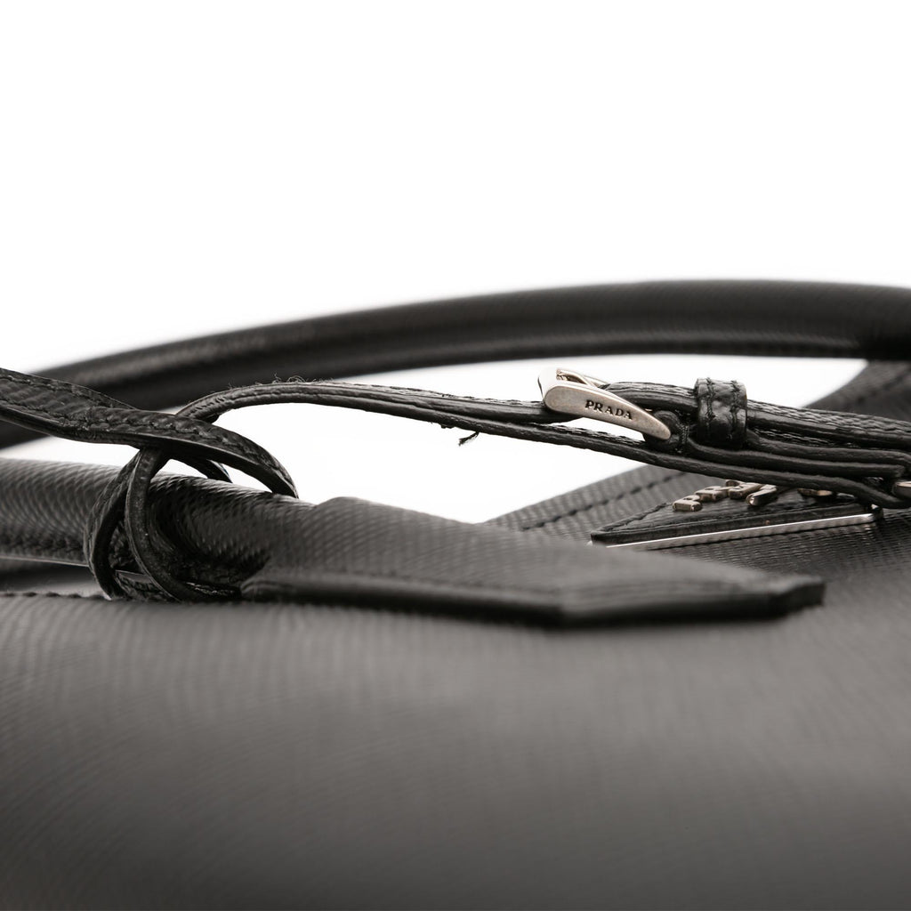 Prada Medium Saffiano Cuir Double Handle Satchel