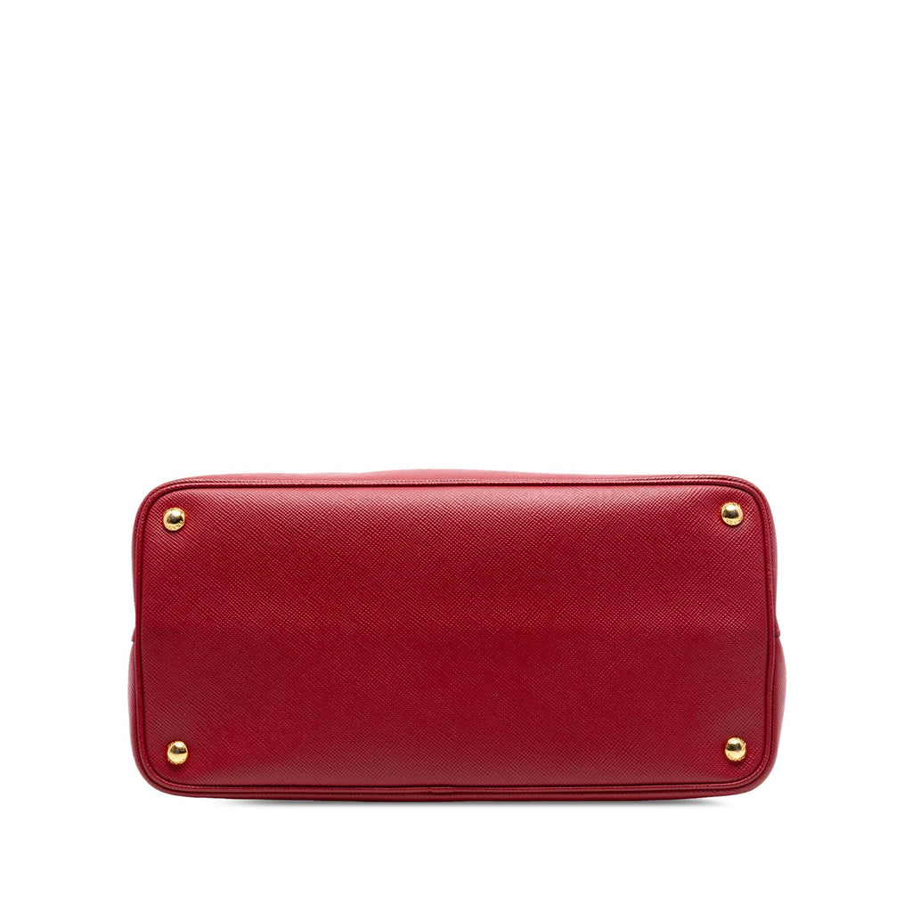 Prada Medium Saffiano Cuir Double Satchel