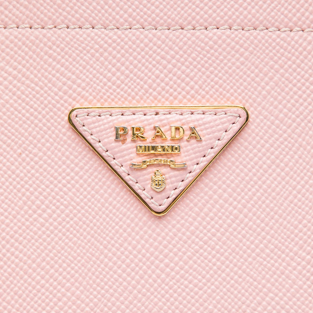 Prada Medium Saffiano Cuir Double Satchel