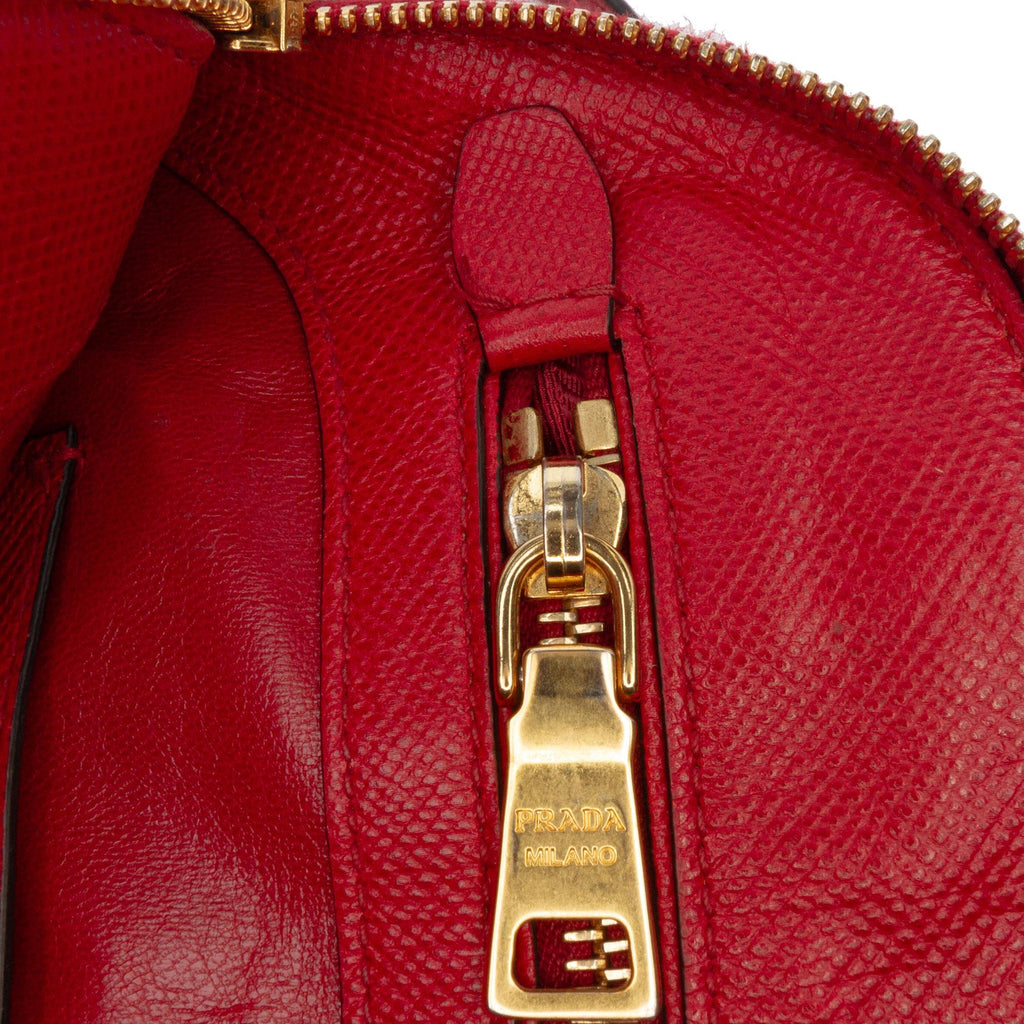 Prada Medium Saffiano Dome Satchel