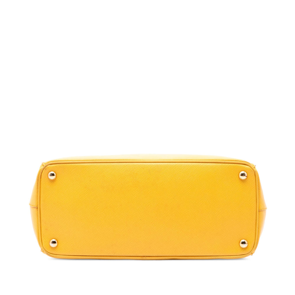 Prada Medium Saffiano Lux Galleria Double Zip Satchel