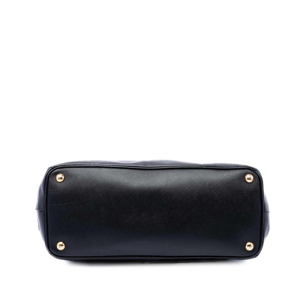 Prada Medium Saffiano Lux Galleria Double Zip Satchel