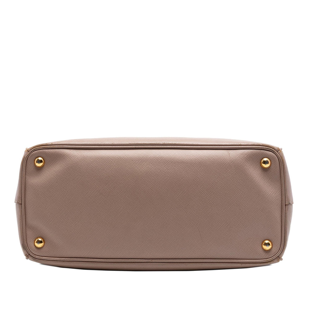 Prada Medium Saffiano Lux Galleria Double Zip Tote