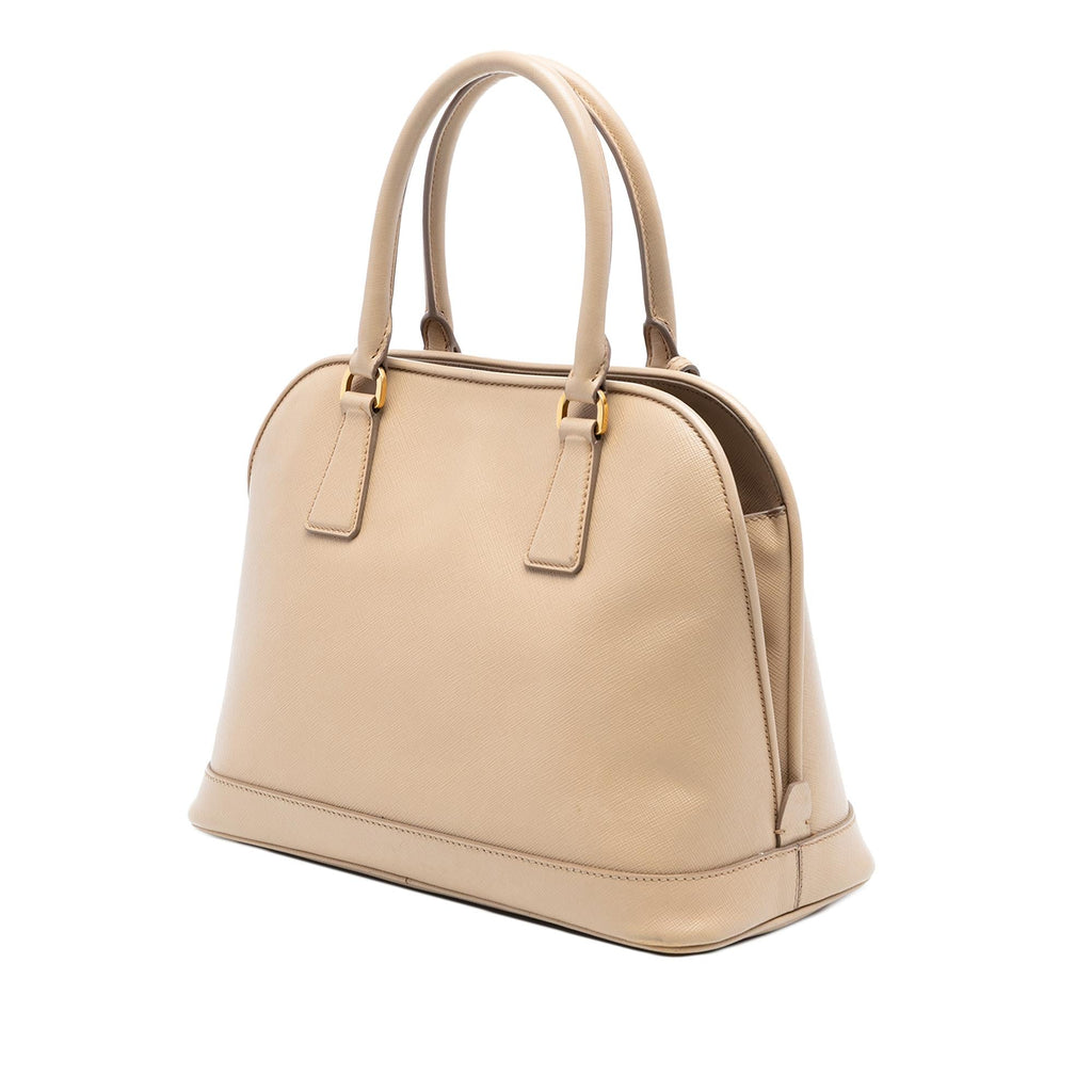 Prada Medium Saffiano Lux Open Promenade Satchel