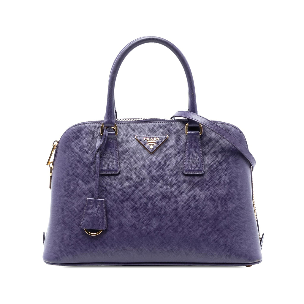 Prada Medium Saffiano Lux Promenade Satchel