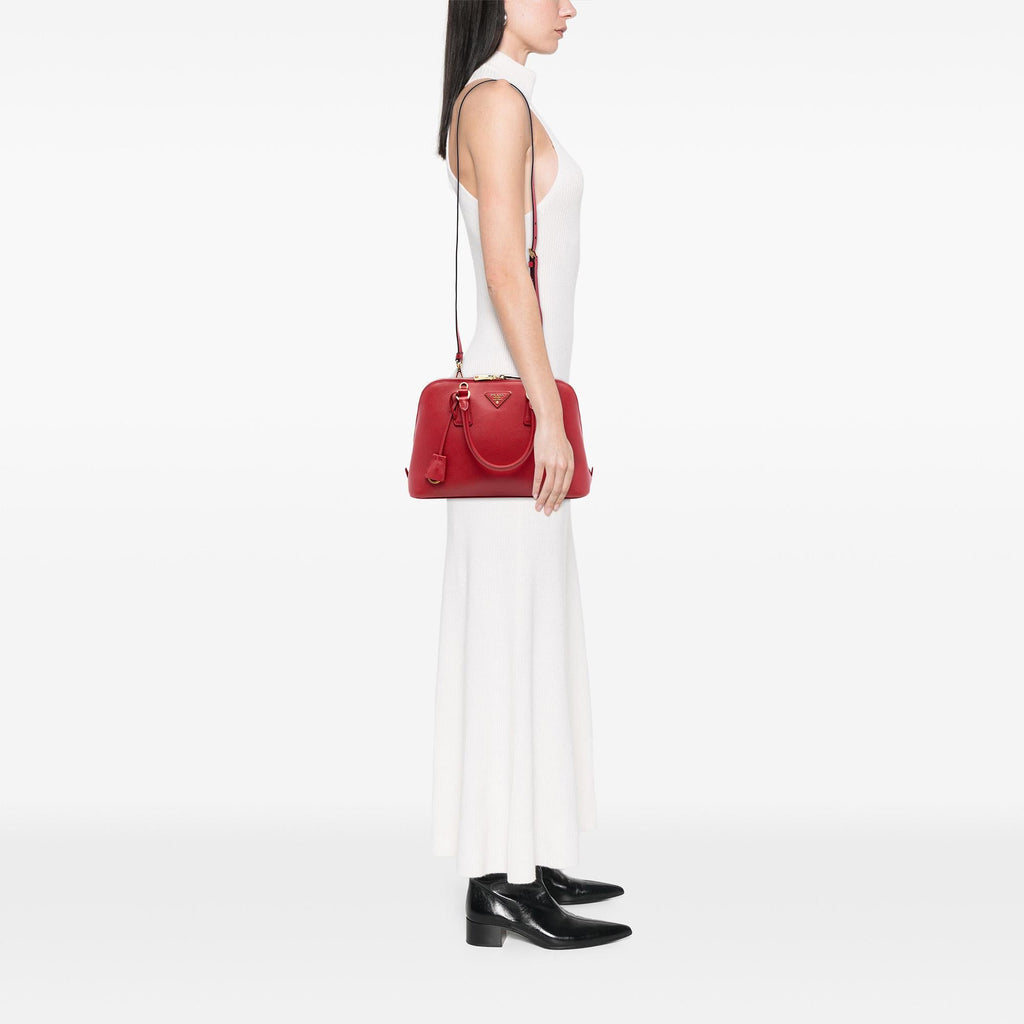 Prada Medium Saffiano Lux Promenade Satchel
