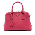 Prada Medium Saffiano Lux Promenade Satchel