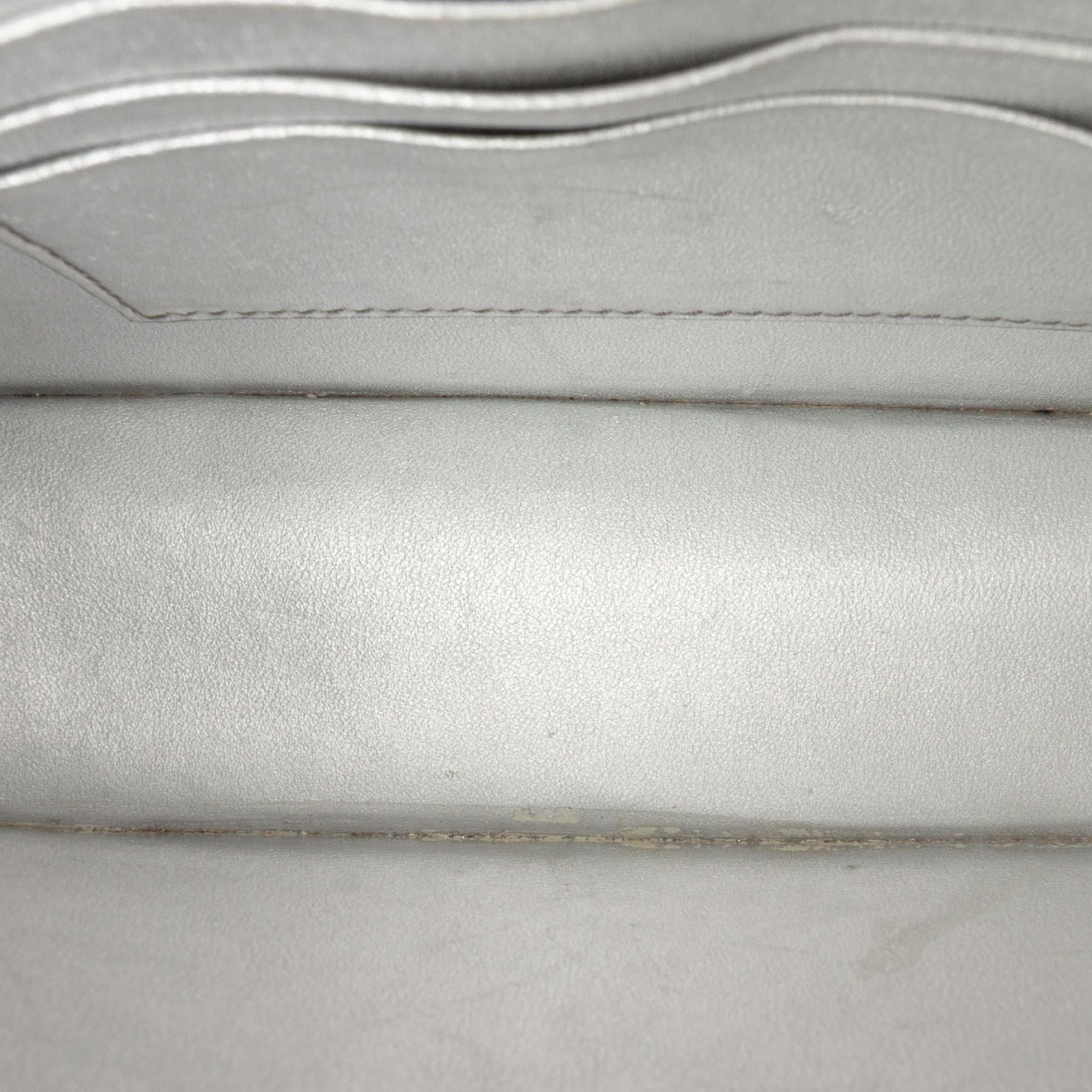 Prada Mini Metallic Spazzolato Tria Shoulder Bag