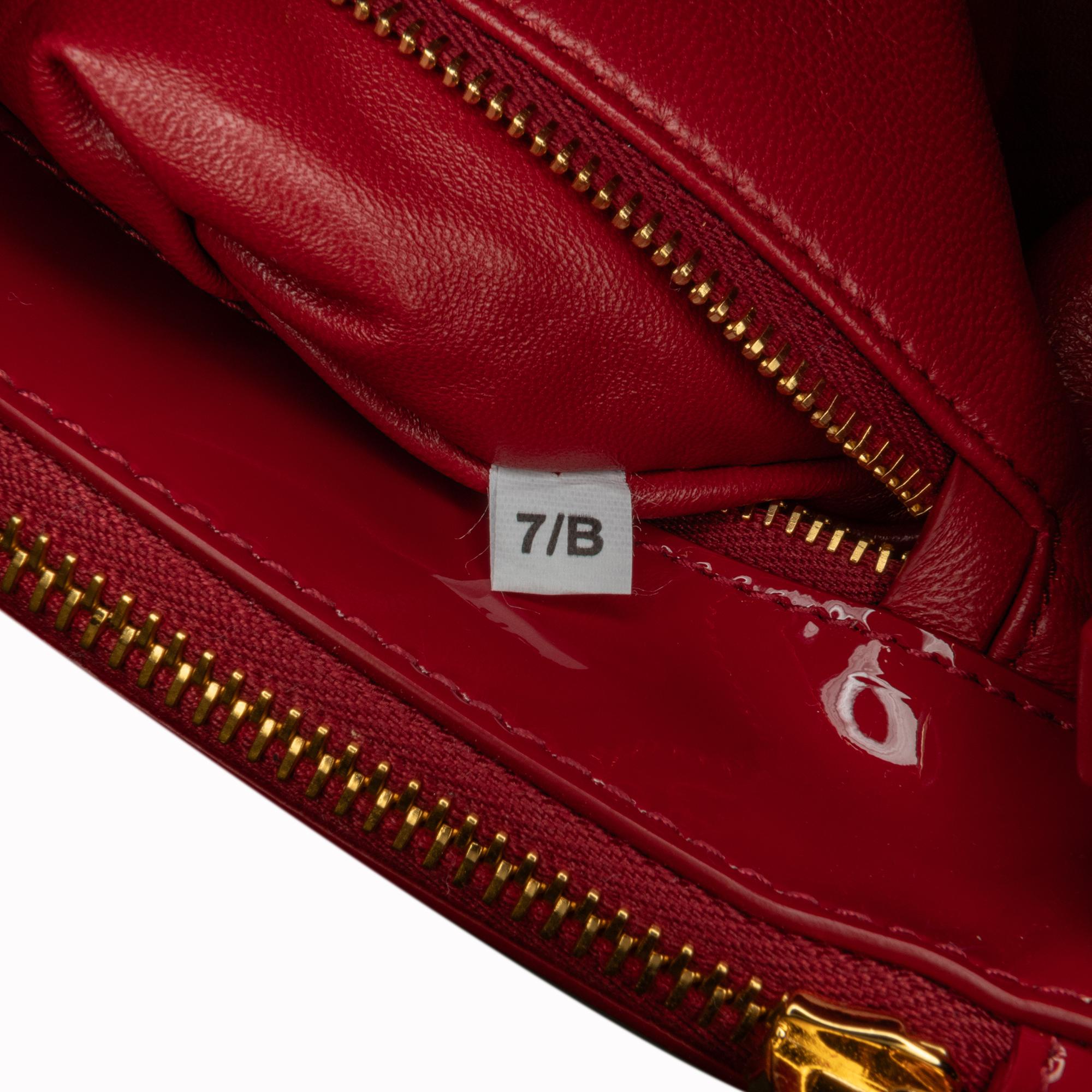 Prada Mini Patent Galleria Double Zip Satchel (SHG-pRGtU5)