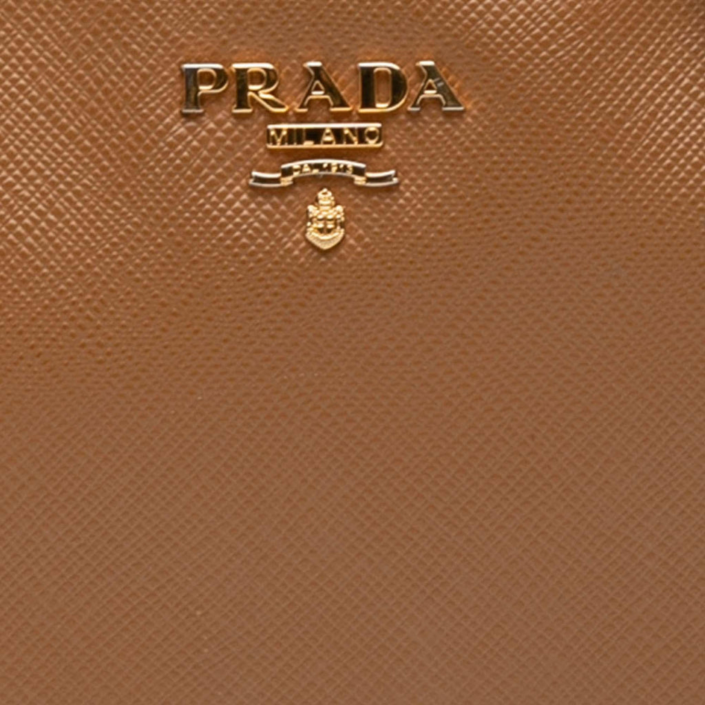 Prada Mini Saffiano Double Zip Crossbody