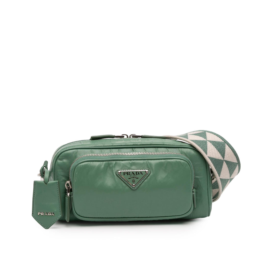 Prada Nappa Antique Multi Pocket Crossbody