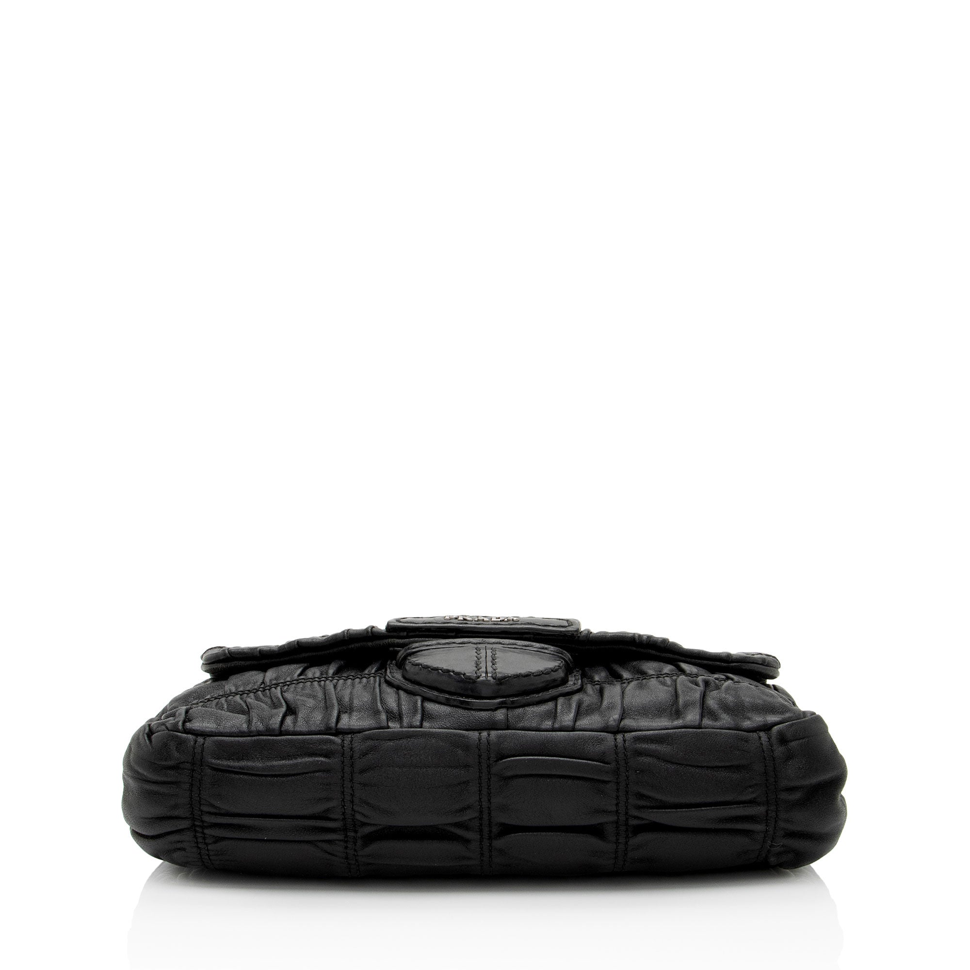 Prada Nappa Gaufre Chain Shoulder Bag