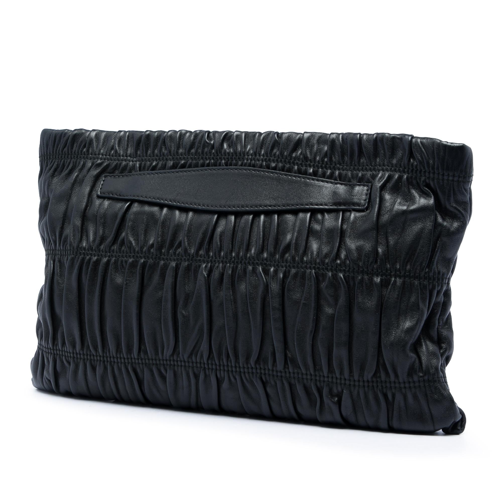 Prada Nappa Gaufre Clutch