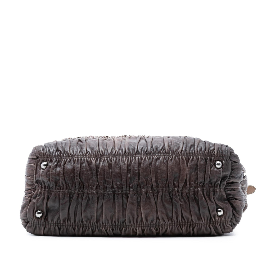 Prada Nappa Gaufre Ombre Satchel