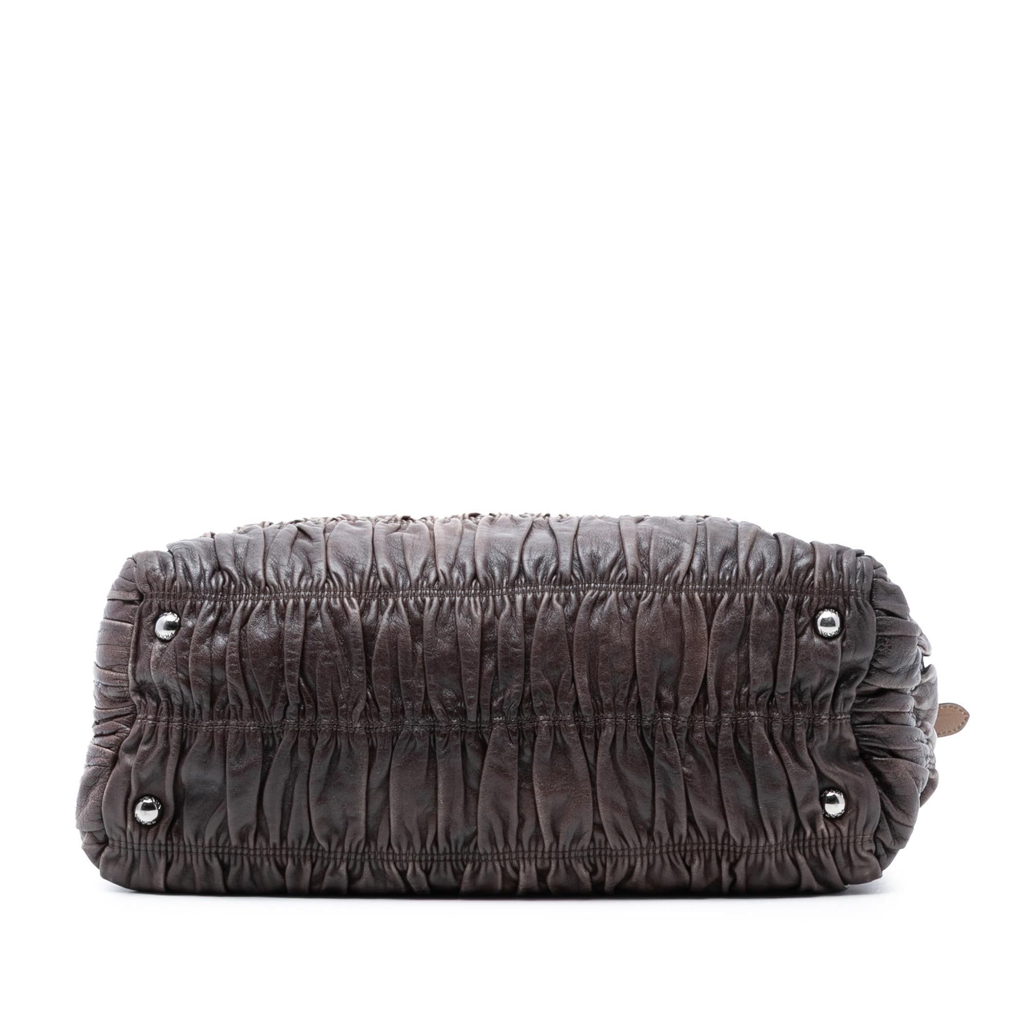Prada Nappa Gaufre Ombre Satchel