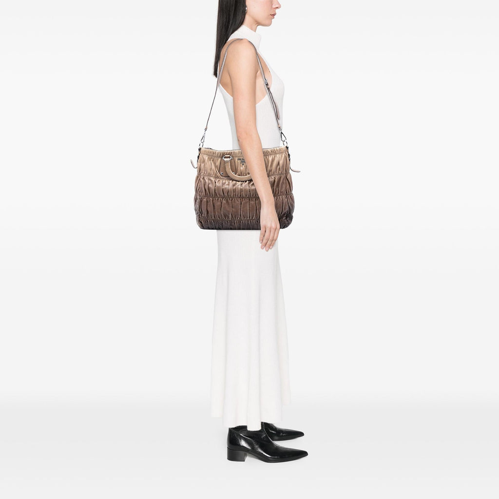 Prada Nappa Gaufre Ombre Satchel