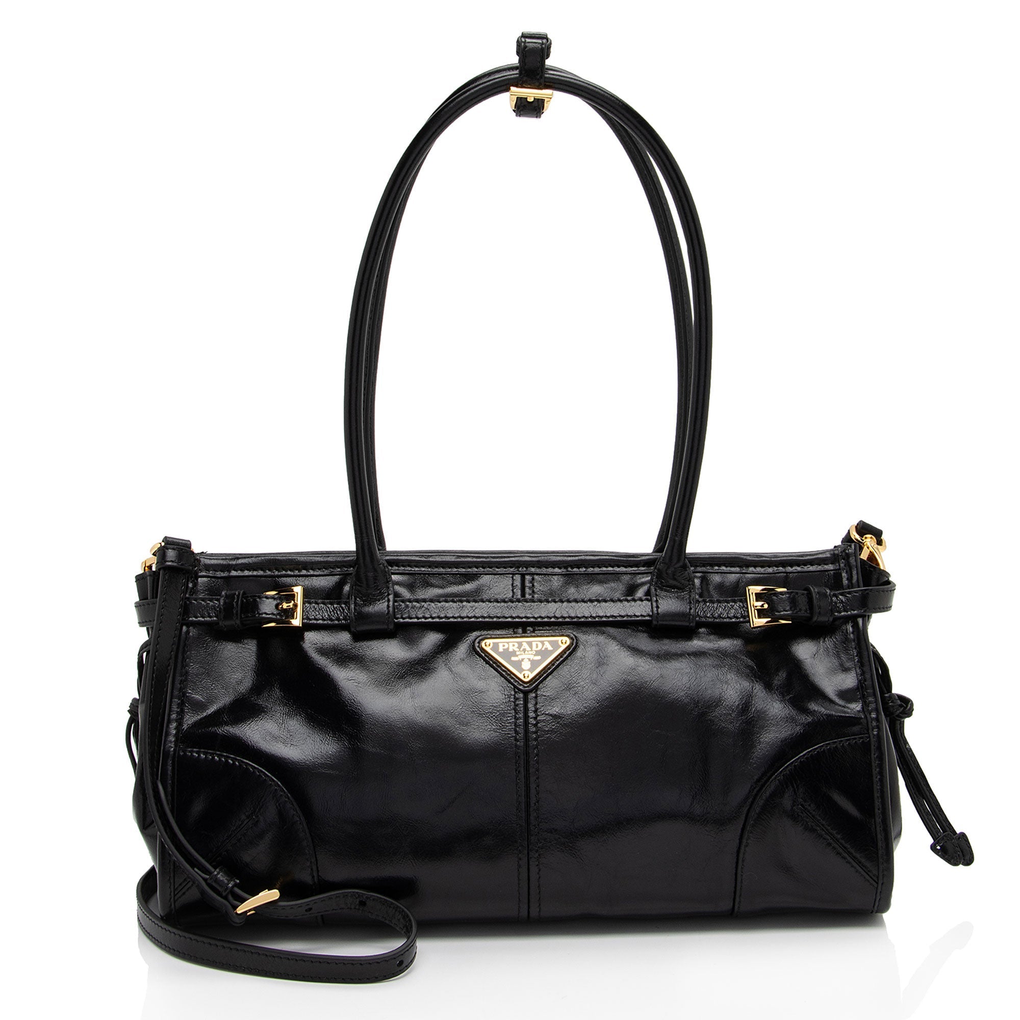 Prada Nappa Leather Medium Shoulder Bag (SHF-bsC8qL)