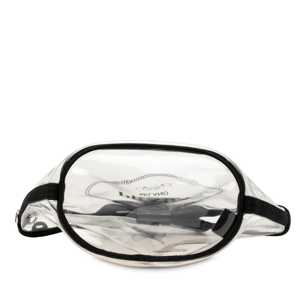 Prada PVC Canapa Logo Satchel