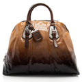 Prada Patent Leather Ombre Dome Satchel (SHF-alsIpx)