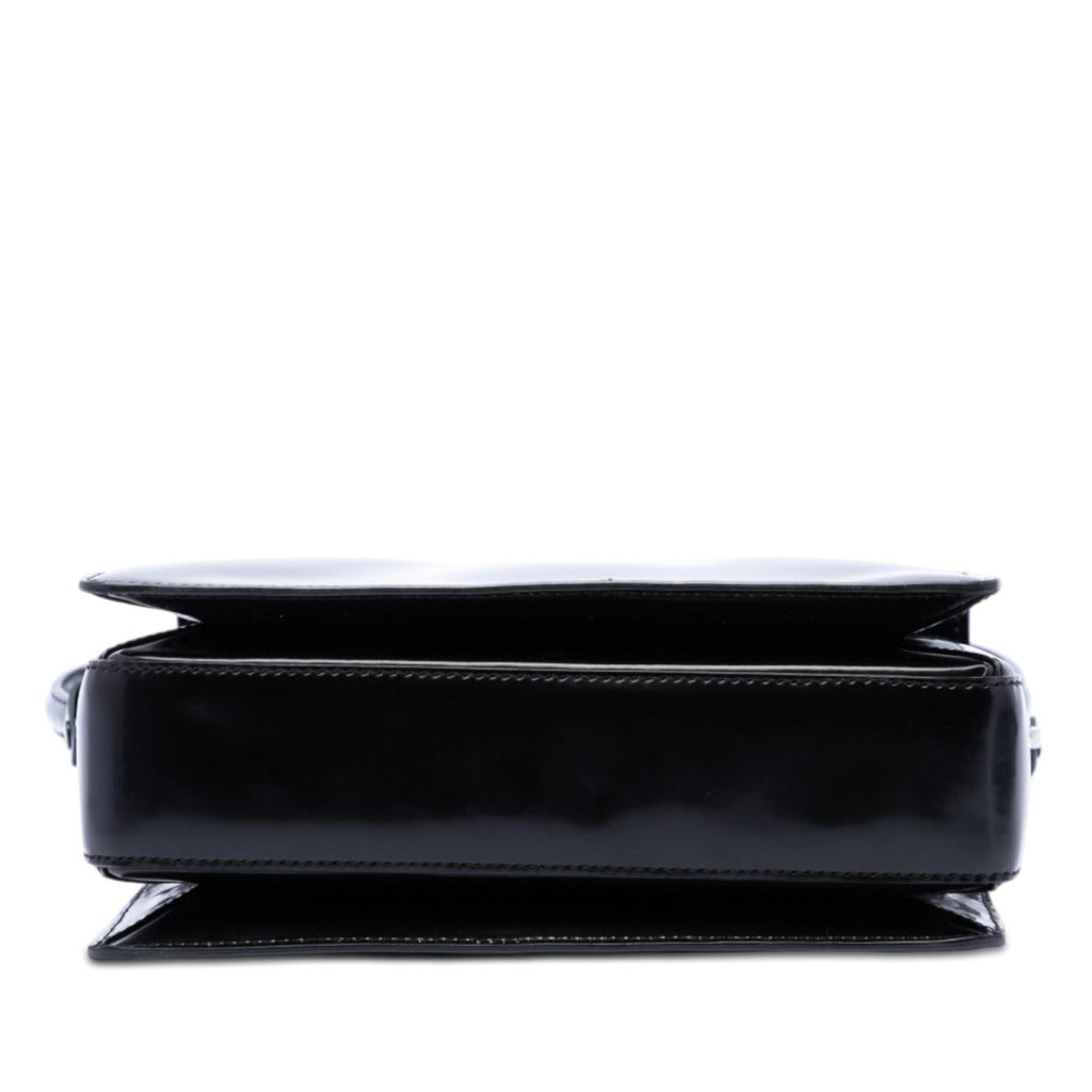 Prada Patent Leather Turnlock Satchel