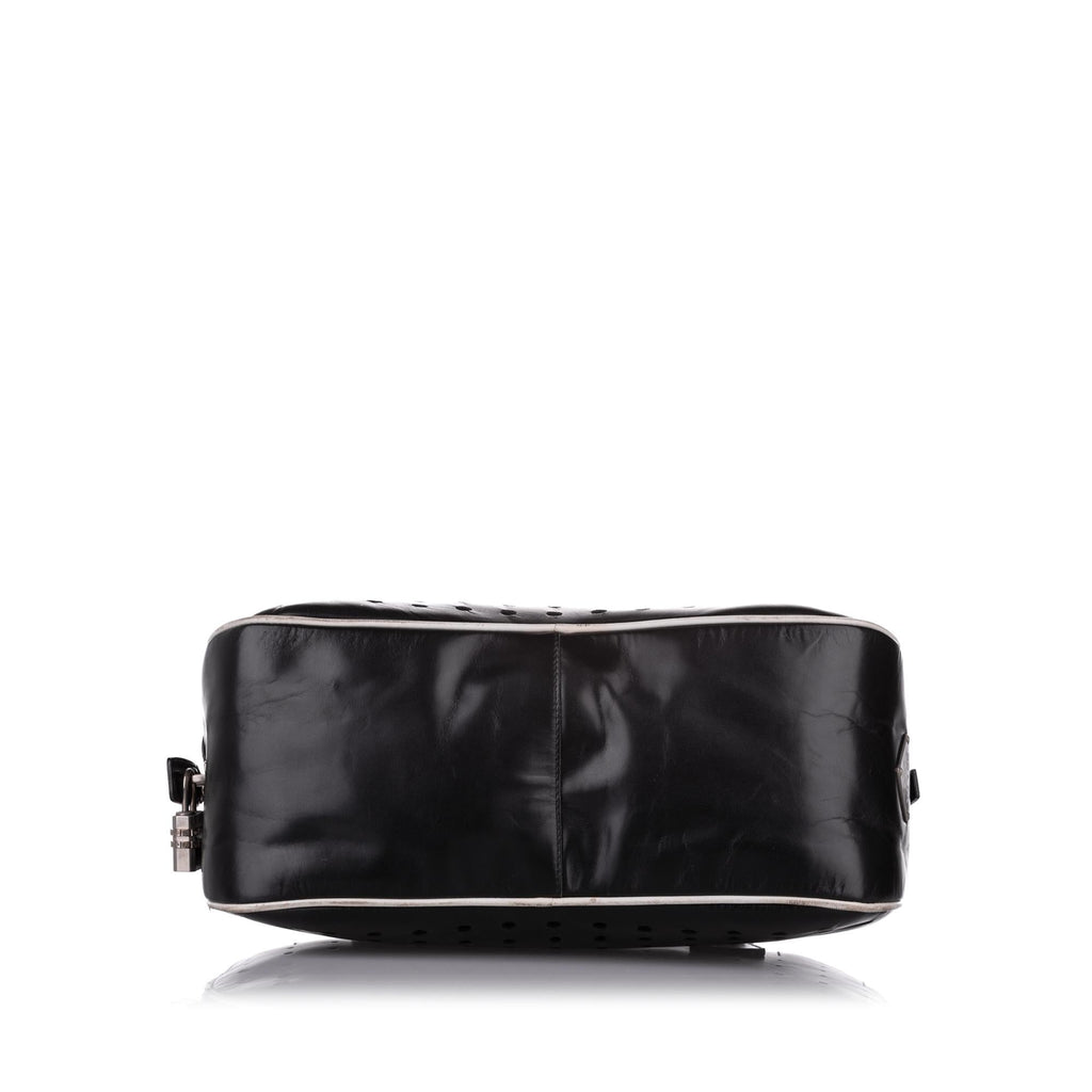 Prada Perforated Leather Shoulder Bag (SHG-31510)