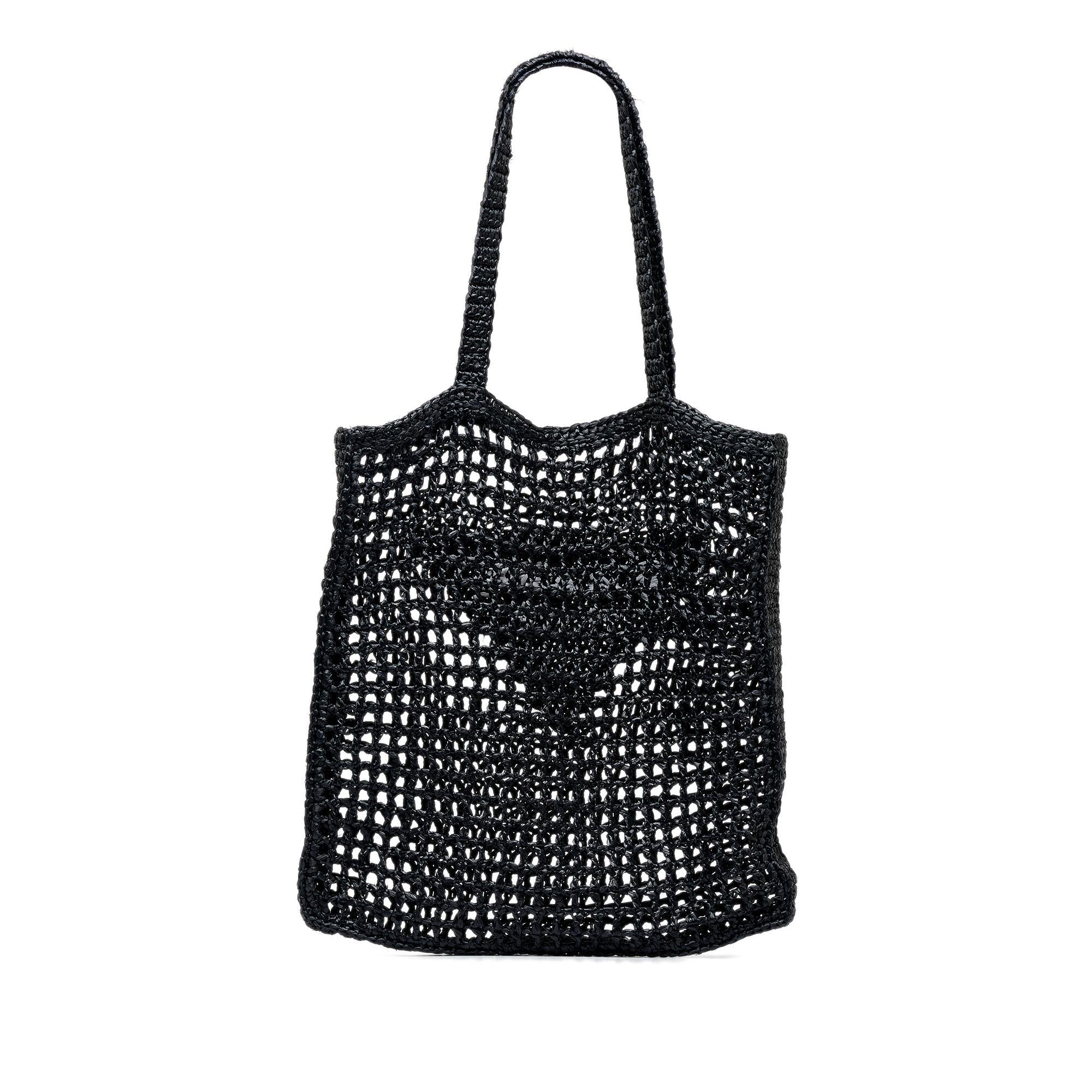 Prada Raffia Logo Tote (SHG-oEPZ2T)