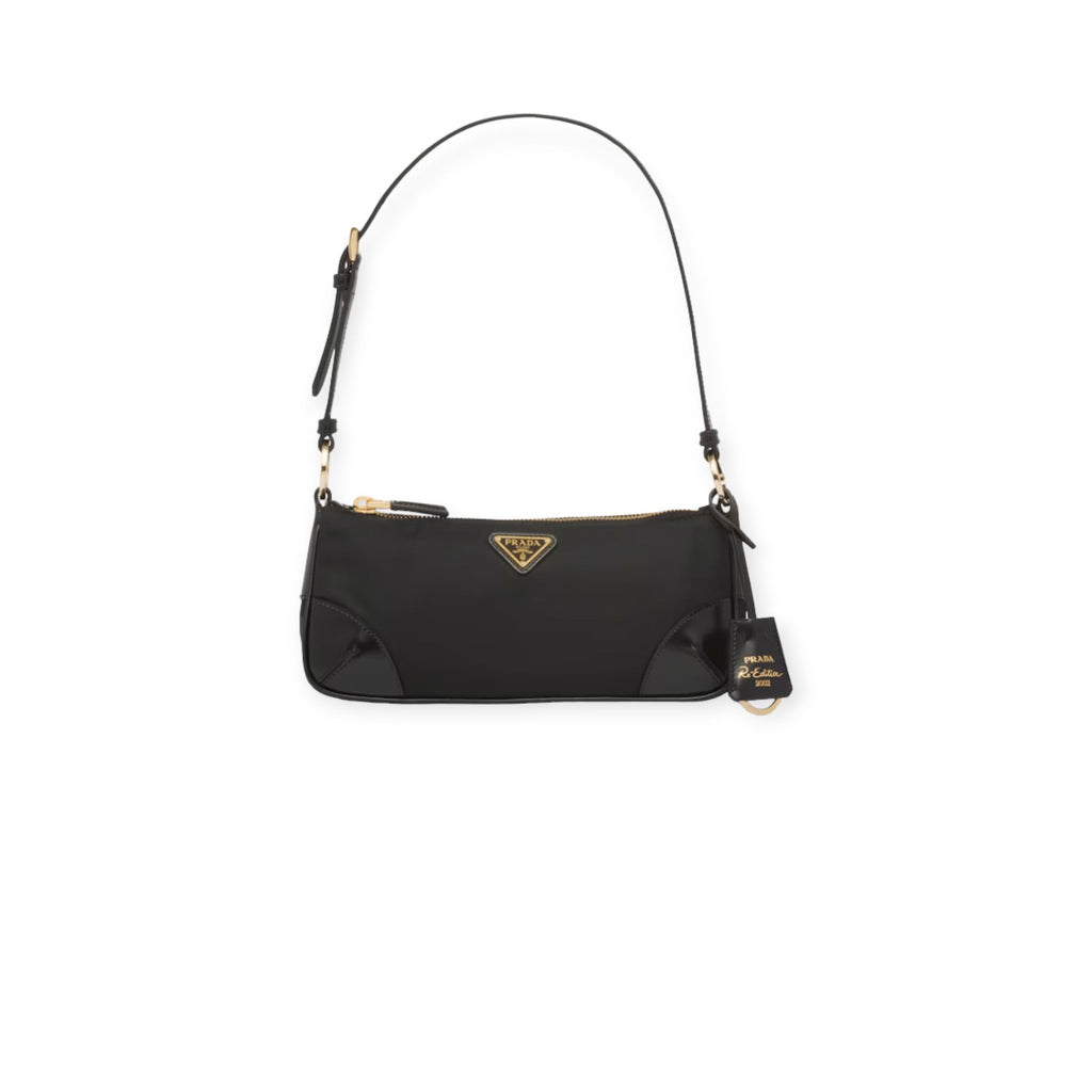 Re-Edition 2002 Re-Nylon And Brushed Leather Shoulder Bag