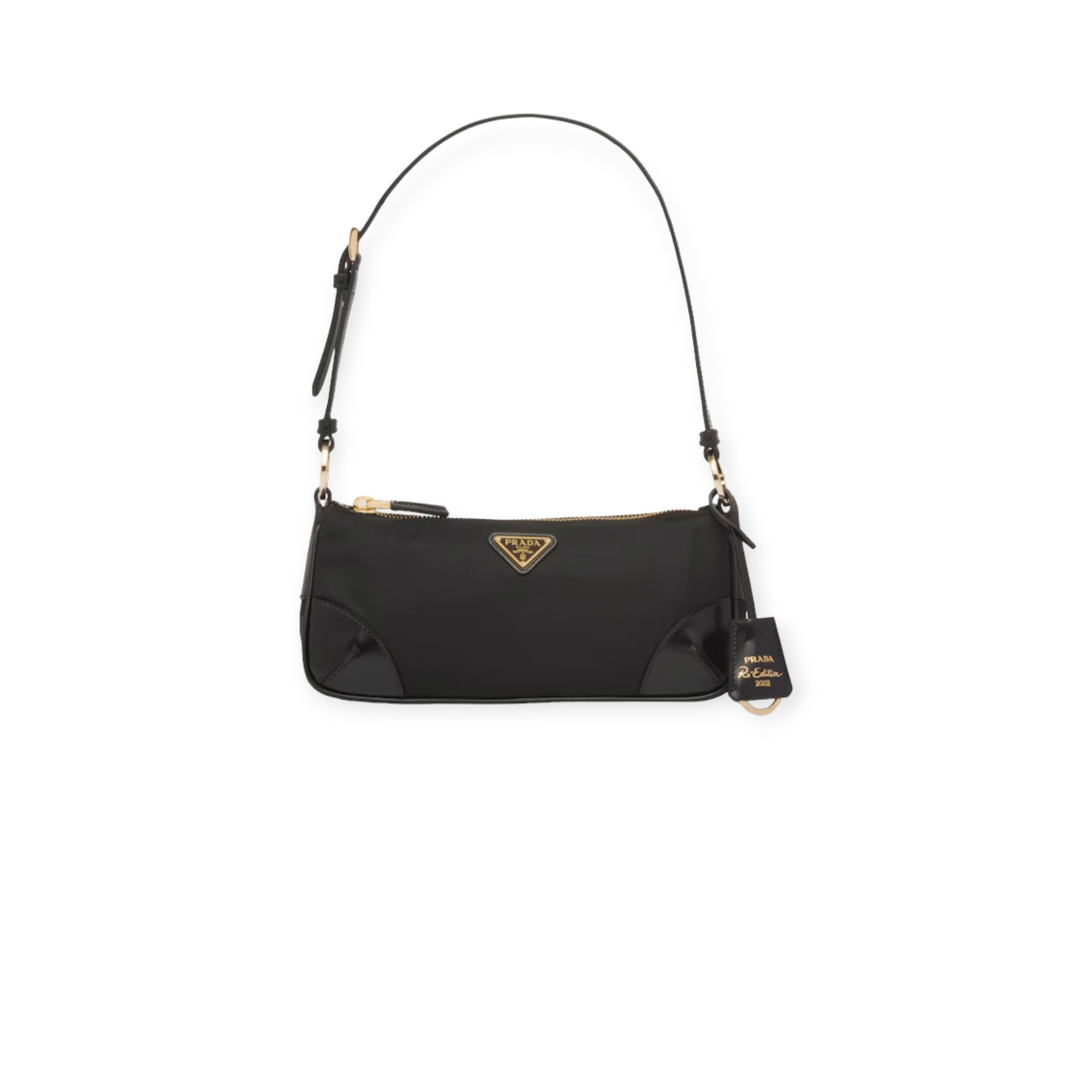 Re-Edition 2002 Re-Nylon And Brushed Leather Shoulder Bag
