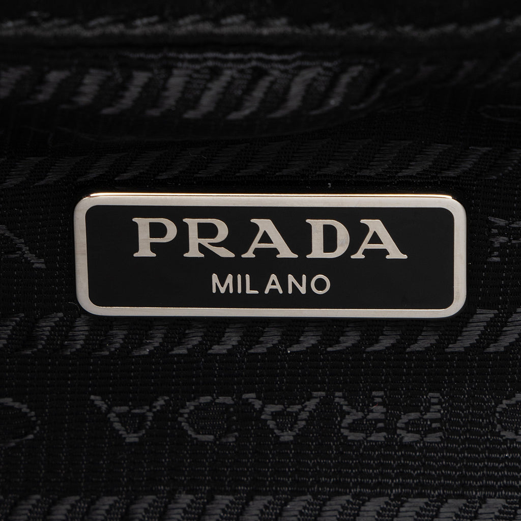 Prada Re-Nylon Crystal Embellished Drawstring Pouch